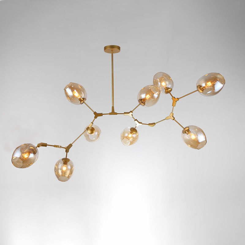 Lustre en verre coloré WOMO Branch-WM2655