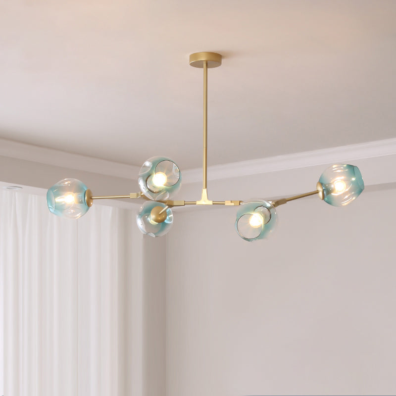 Lustre en verre coloré WOMO Branch-WM2655