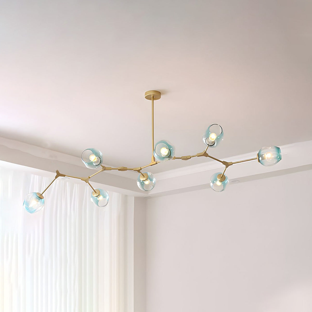 Lustre en verre coloré WOMO Branch-WM2655