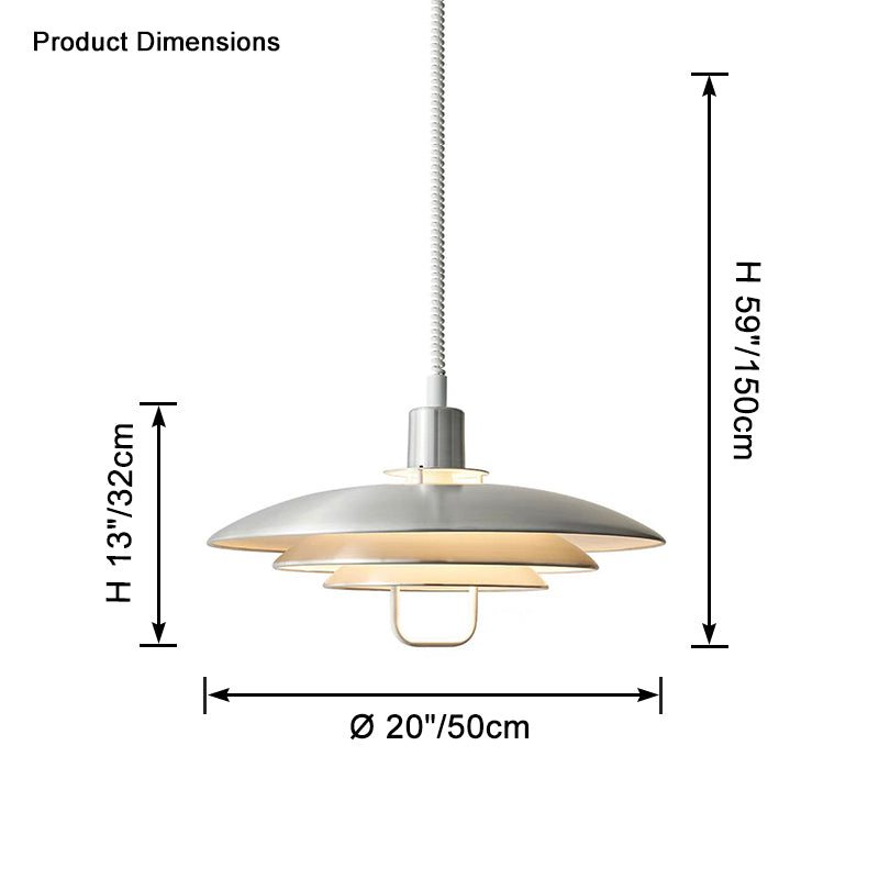 WOMO Suspension Metal Reglable Scandinave-WM2663