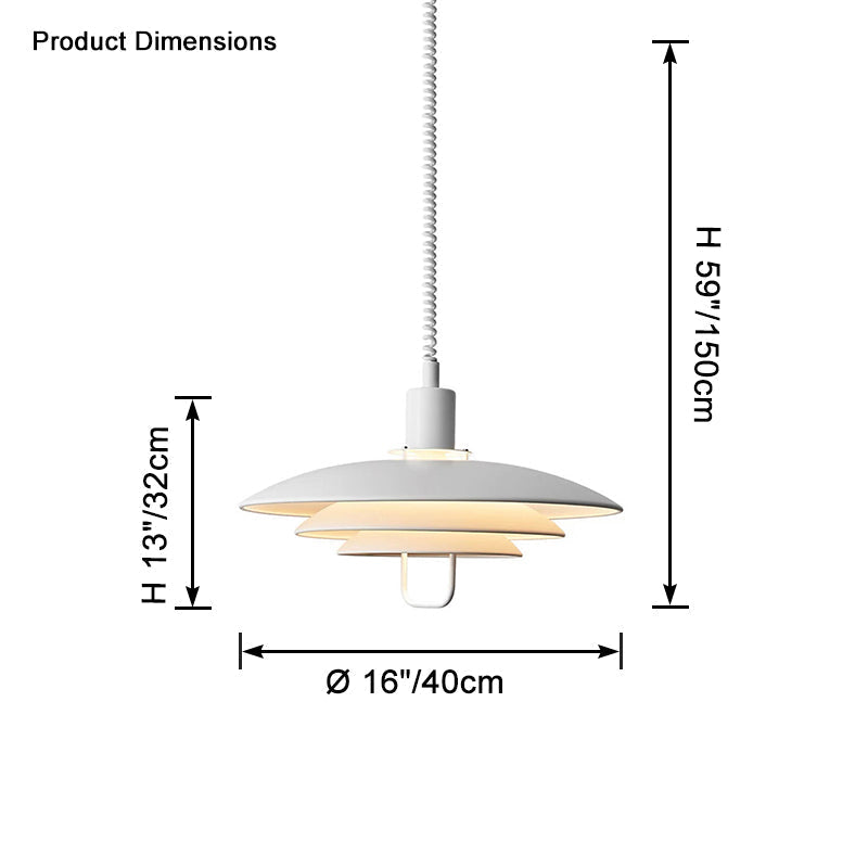 WOMO Suspension Metal Reglable Scandinave-WM2663