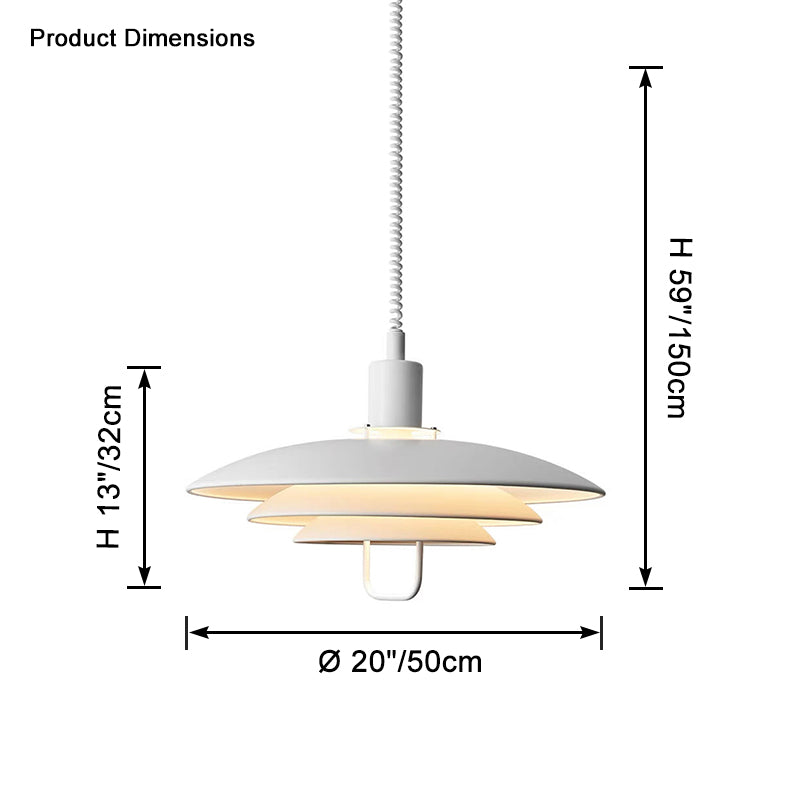WOMO Suspension Metal Reglable Scandinave-WM2663