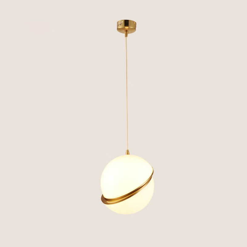 WOMO Gold Glass Ball Suspension-WM2679