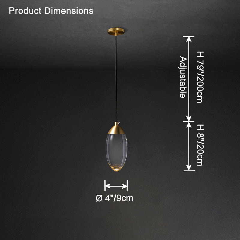 Suspension WOMO Crystal Raindrop-WM2732