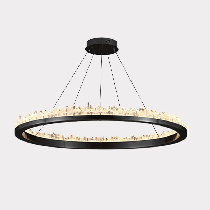 WOMO Lustre Cercle Cristal Led-WM2715