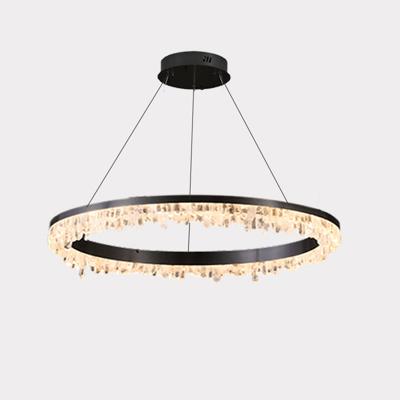 WOMO Lustre Cercle Cristal Led-WM2715