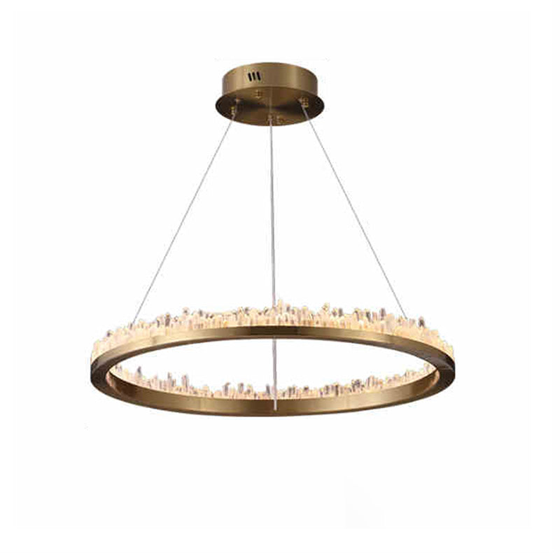 WOMO Lustre Cercle Cristal Led-WM2715