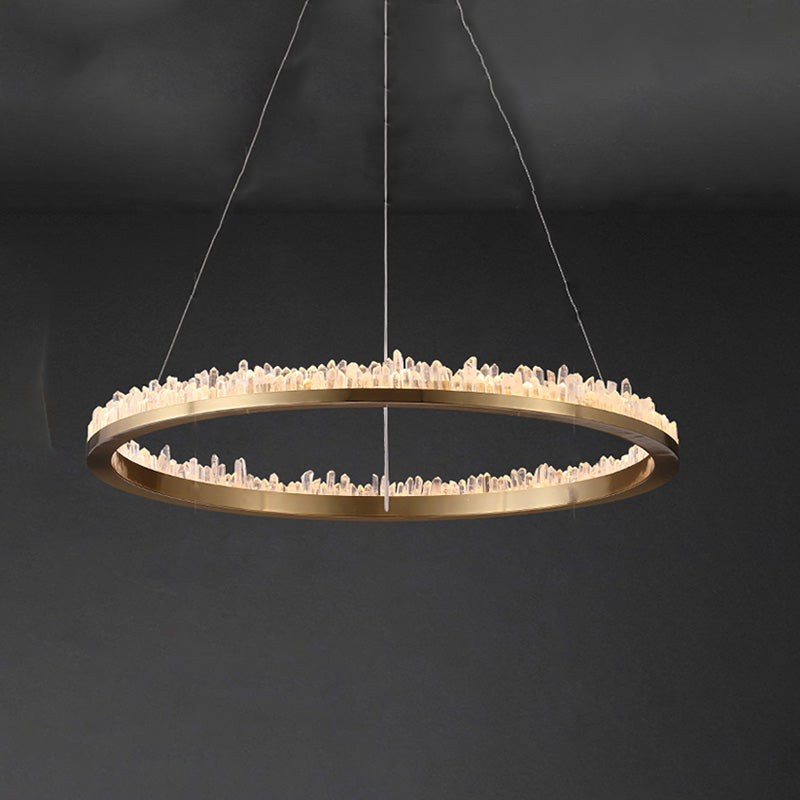 WOMO Lustre Cercle Cristal Led-WM2715