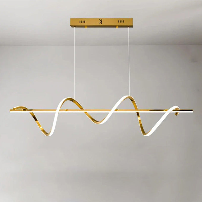 WOMO Lustre Lineaire Doré Salle à Manger-WM2723