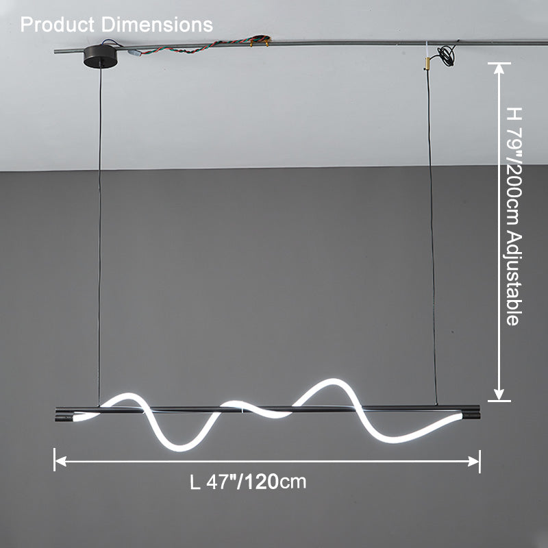 Lustre linéaire WOMO Rope Led-WM2756