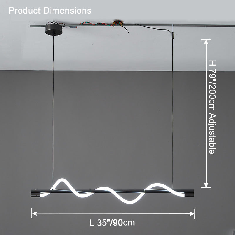 Lustre linéaire WOMO Rope Led-WM2756