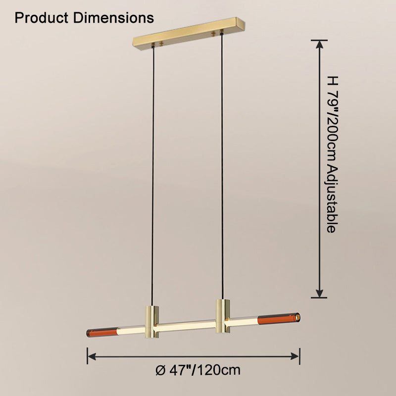 WOMO Suspension Lineaire Led Minimaliste-WM2762