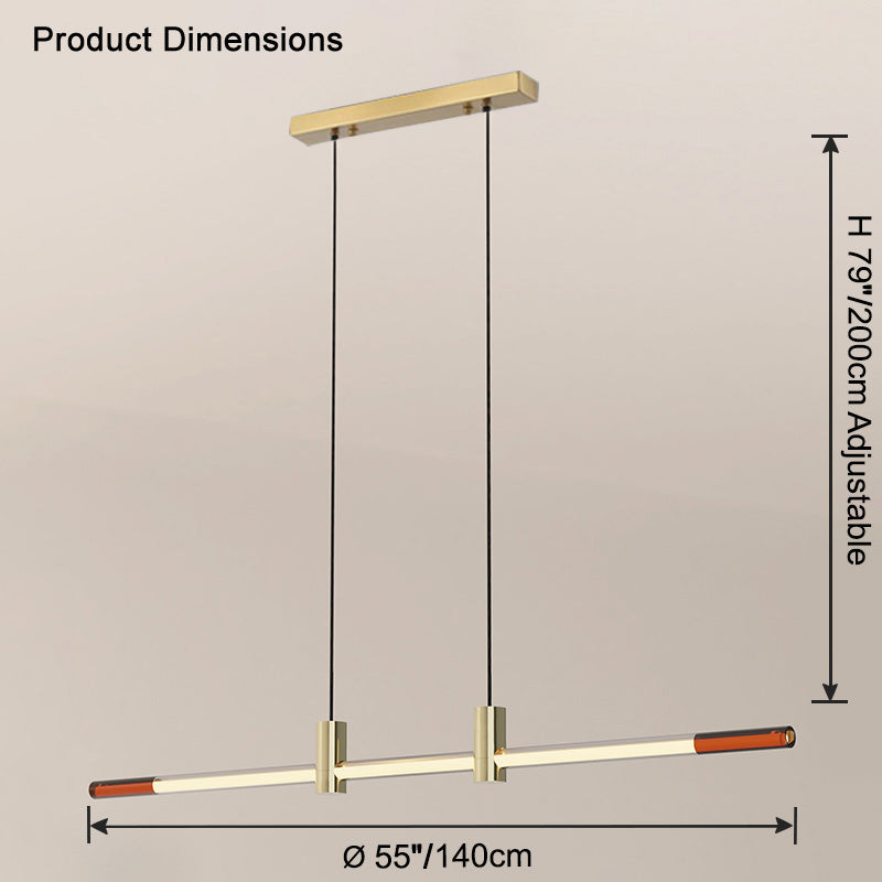 WOMO Suspension Lineaire Led Minimaliste-WM2762