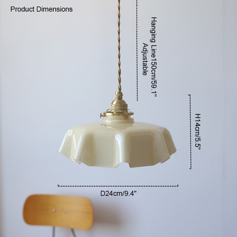 WOMO Suspension Abat Jour Verre Chic-WM2084
