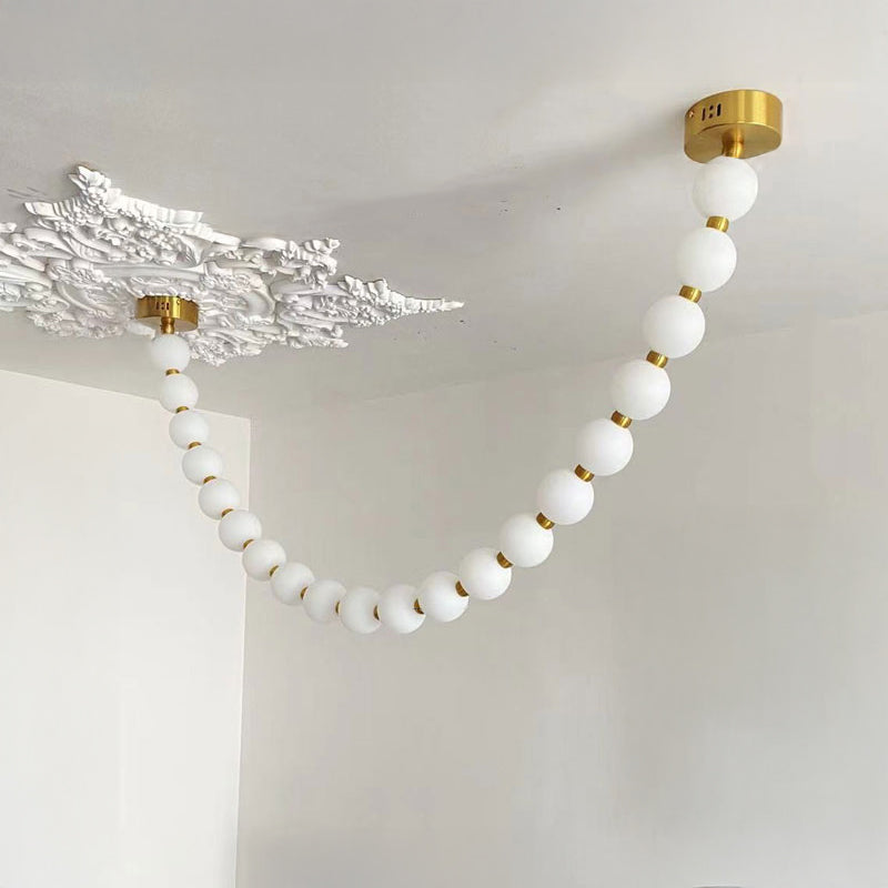 WOMO Lustre Collier de Perles Art Déco-WM2806