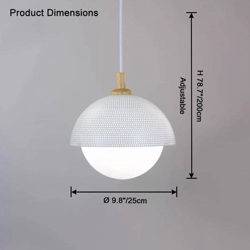 Suspension en verre WOMO Globe-WM2831