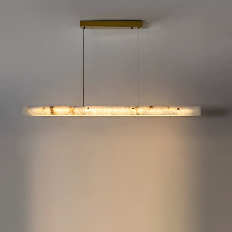 WOMO Lustre lineaire Albâtre Pour Salle à Manger-WM2833