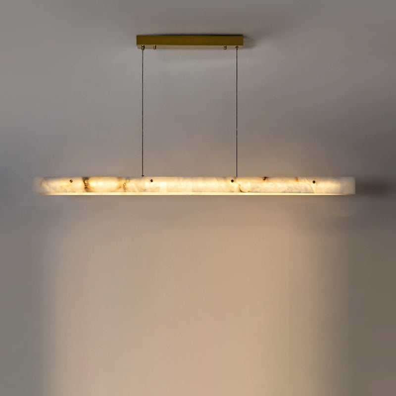 WOMO Lustre lineaire Albâtre Pour Salle à Manger-WM2833