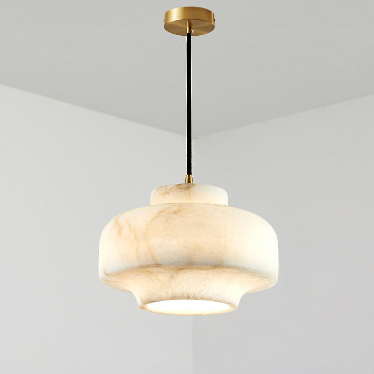 Suspension en albâtre de tambour WOMO-WM2841