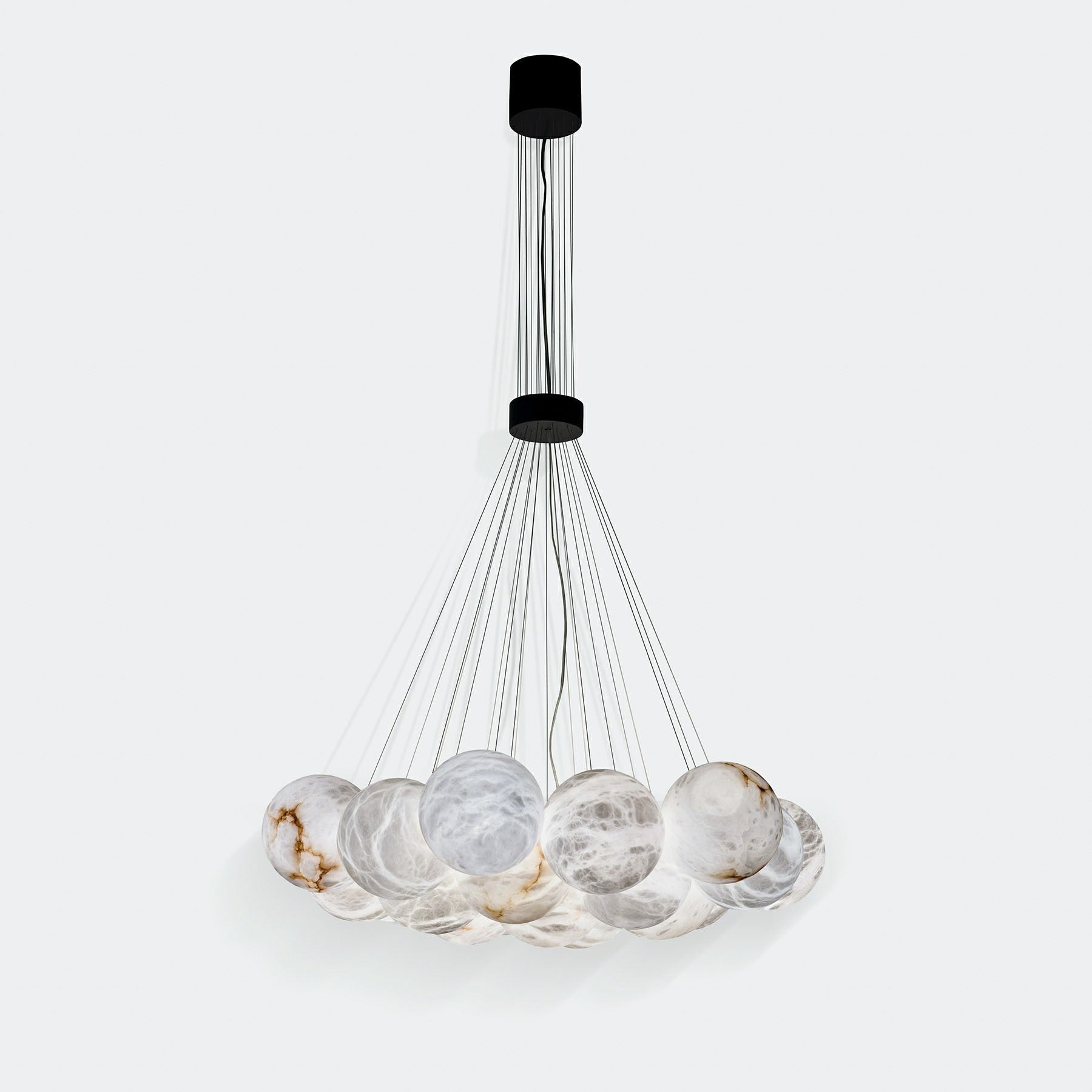 WOMO Alabaster Bubble Cluster Chandelier-WM2865