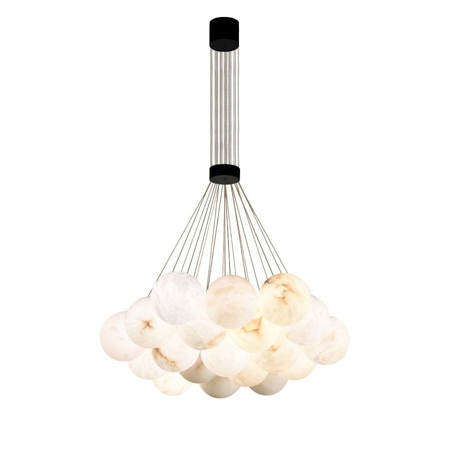 WOMO Alabaster Bubble Cluster Chandelier-WM2865