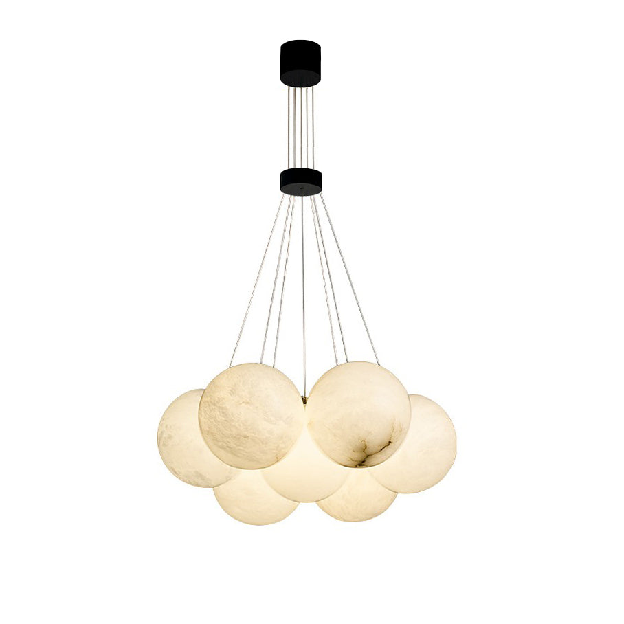 WOMO Alabaster Bubble Cluster Chandelier-WM2865