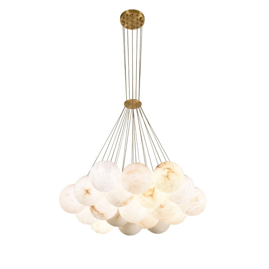 WOMO Alabaster Bubble Cluster Chandelier-WM2865