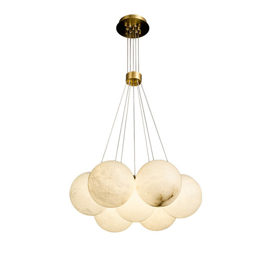 WOMO Alabaster Bubble Cluster Chandelier-WM2865