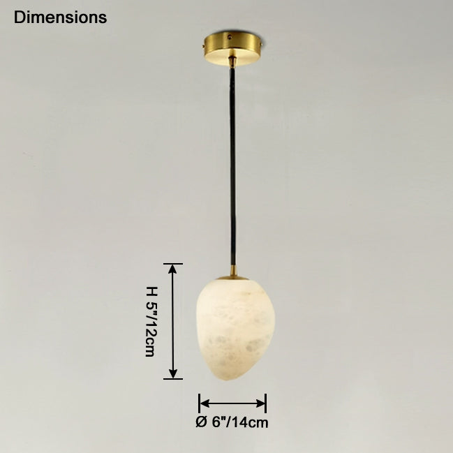 WOMO-WM2868 Irregular Alabaster Pendant Light