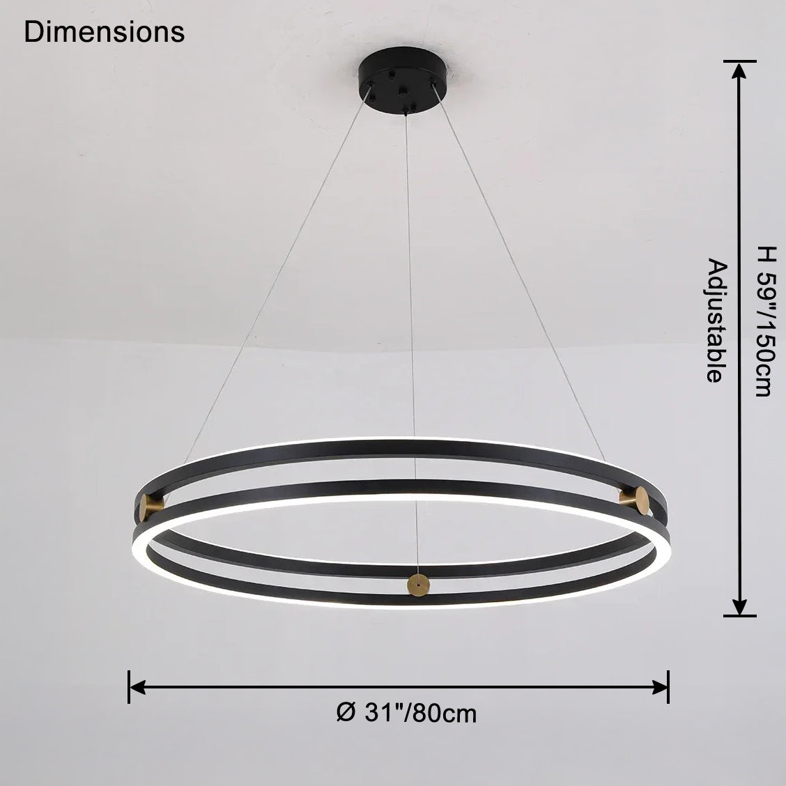 Lustre circulaire WOMO-WM2888