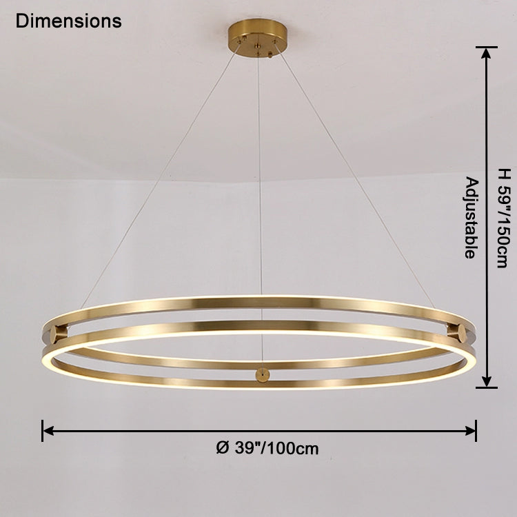 Lustre circulaire WOMO-WM2888