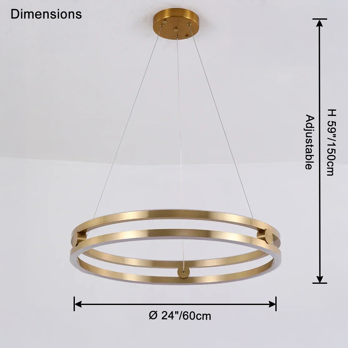 Lustre circulaire WOMO-WM2888