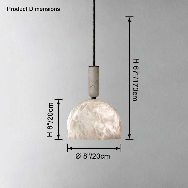WOMO Oki-WM2899 Alabaster Pendant Light