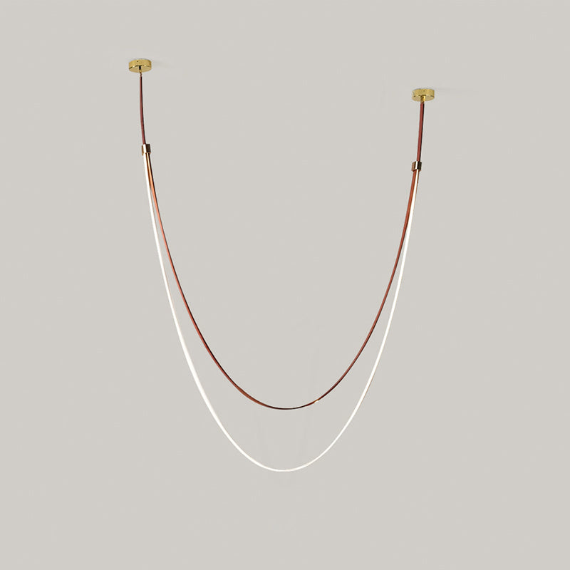 WOMO Lustre Simili-Cuir Led Décorative-WM2908