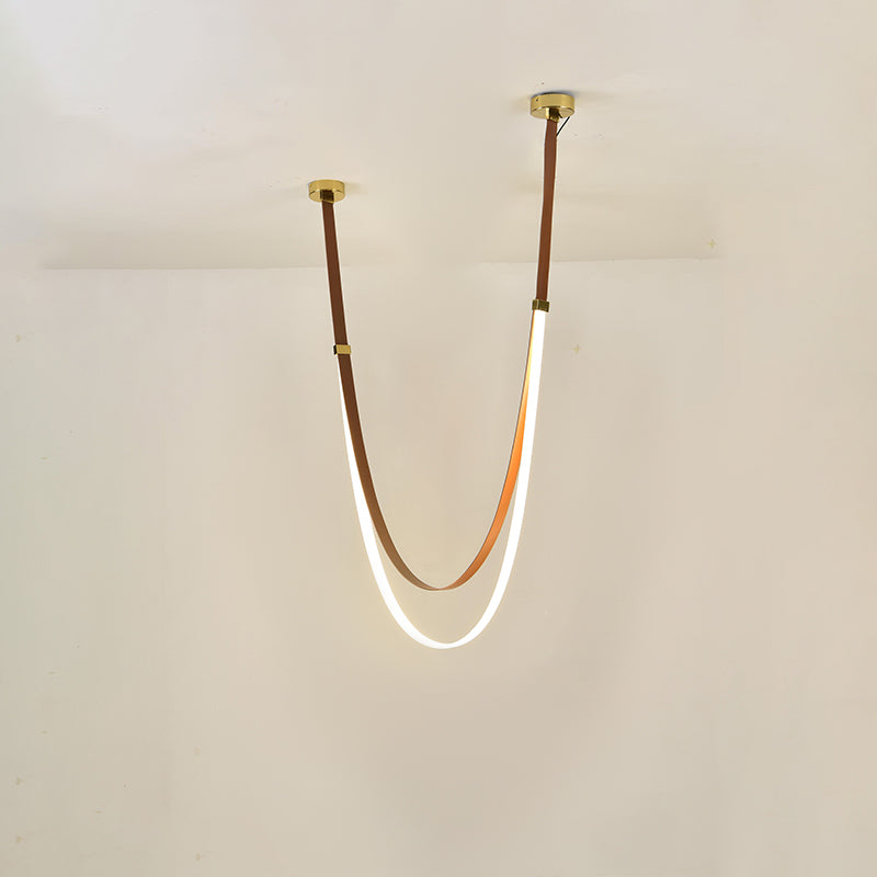 WOMO Lustre Simili-Cuir Led Décorative-WM2908