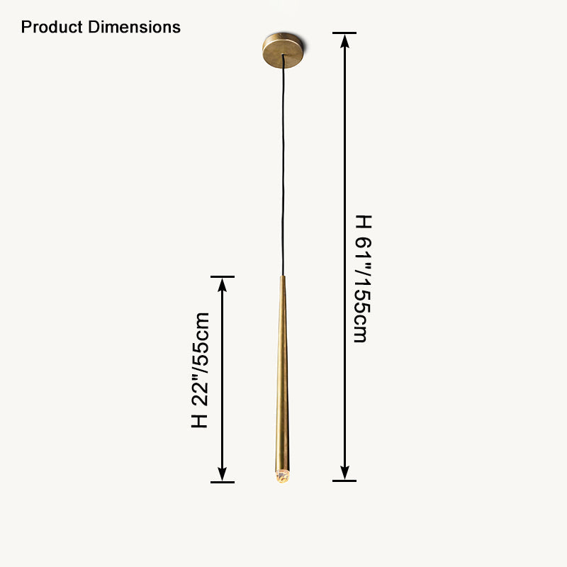 WOMO-WM2909 Linear Tube Chandelier