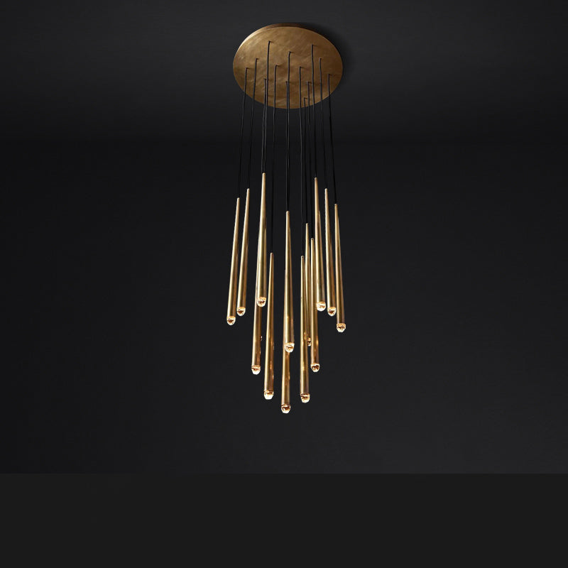Lustre à tube en cascade WOMO-WM2914