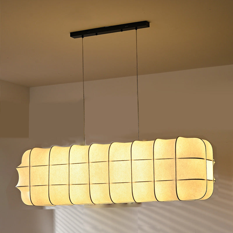 Lustre rectangulaire en tissu WOMO-WM2957