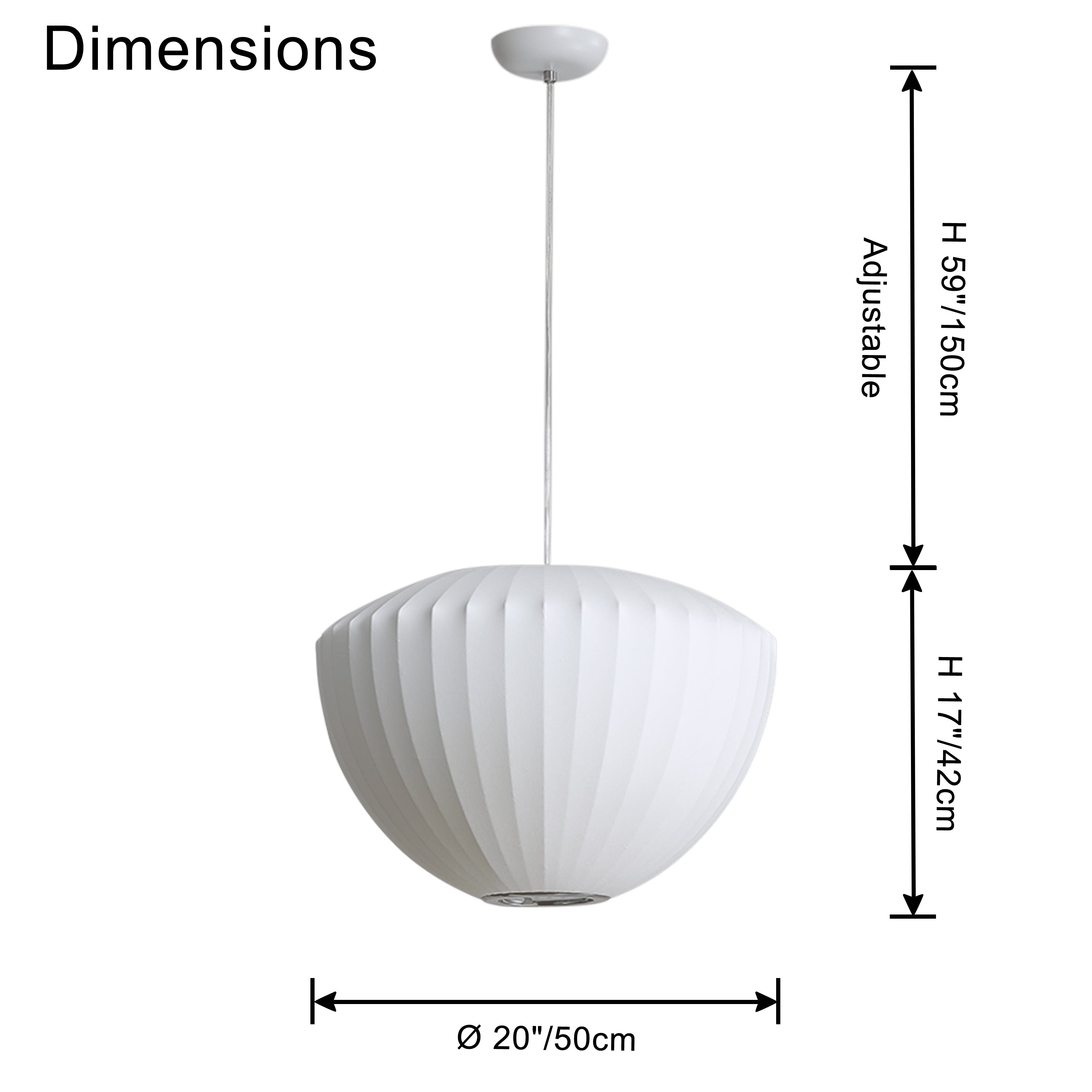 Suspension en soie WOMO Apple-WM2960