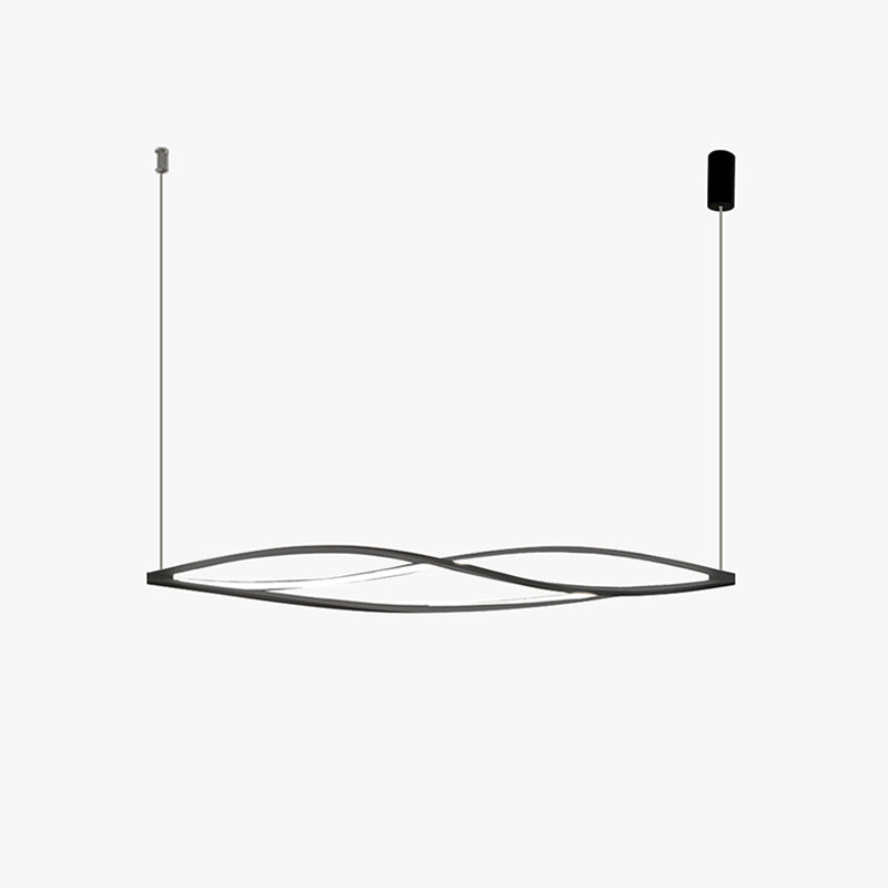 WOMO Lustre Spirale Led Noir/Blanc-WM2245