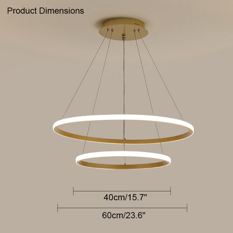 WOMO Lustre Multiple Cercle Led-WM2006