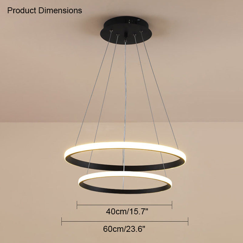 WOMO Lustre Multiple Cercle Led-WM2006