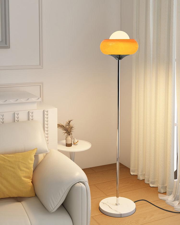 WOMO Lampe sur Pied Torchière Orange - WM7092