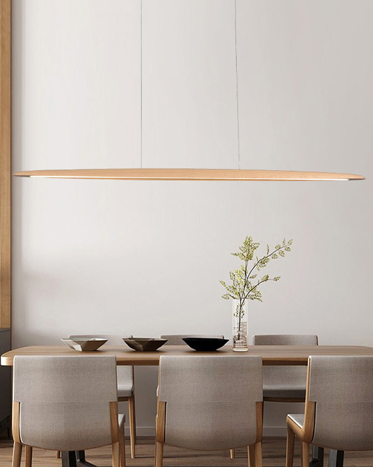 Suspension LED linéaire en bois WOMO-WM2523