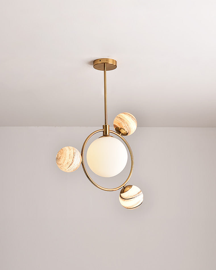 Lustre en verre WOMO Planet-WM2385