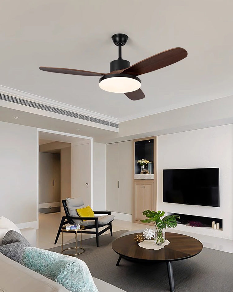 WOMO Ventilateur de plafond 3 Bois Pales-WM5090