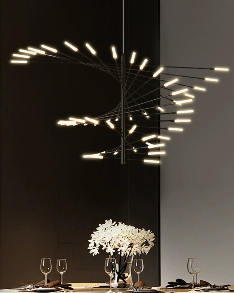 WOMO Multiple Spiral Modern Living Room Chandelier-WM2408
