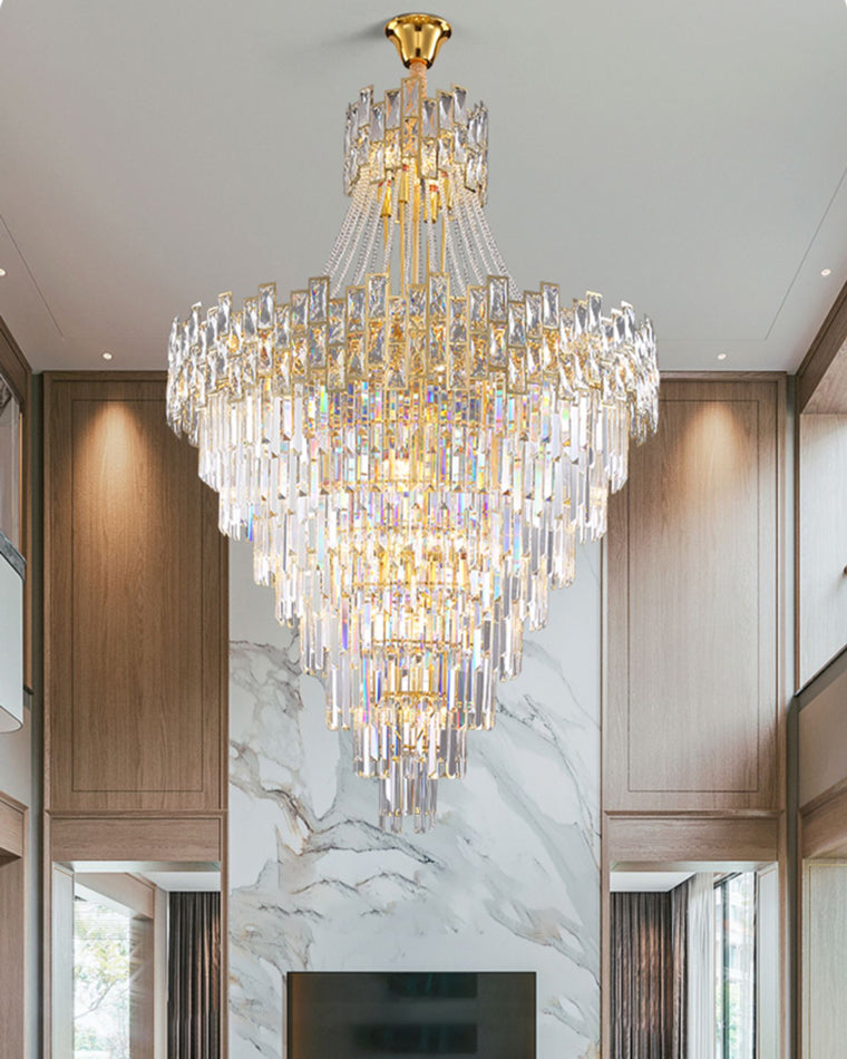 Lustre en cristal massif à plusieurs niveaux WOMO-WM2380