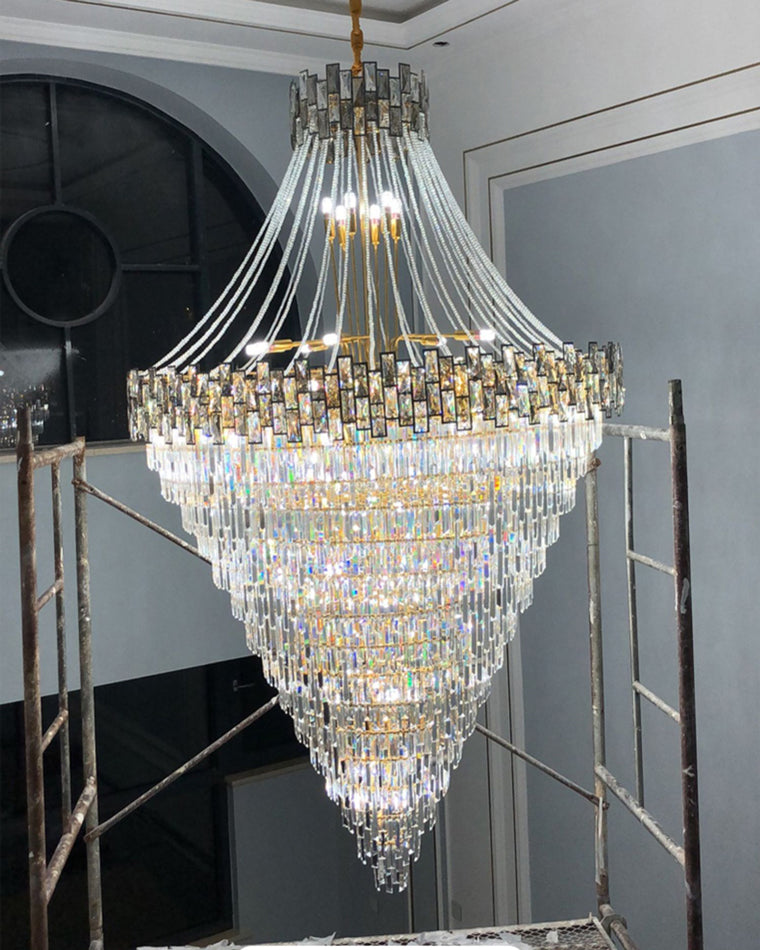 Lustre en cristal massif à plusieurs niveaux WOMO-WM2380