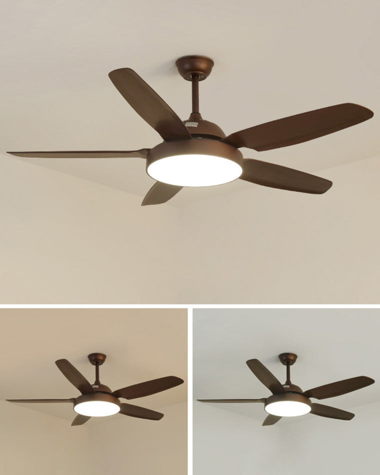 Lampe de ventilateur de plafond WOMO 5 pales-WM5101